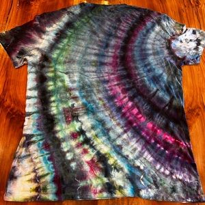Custom tie dye on Hempsmith w/embroidered logo, Large